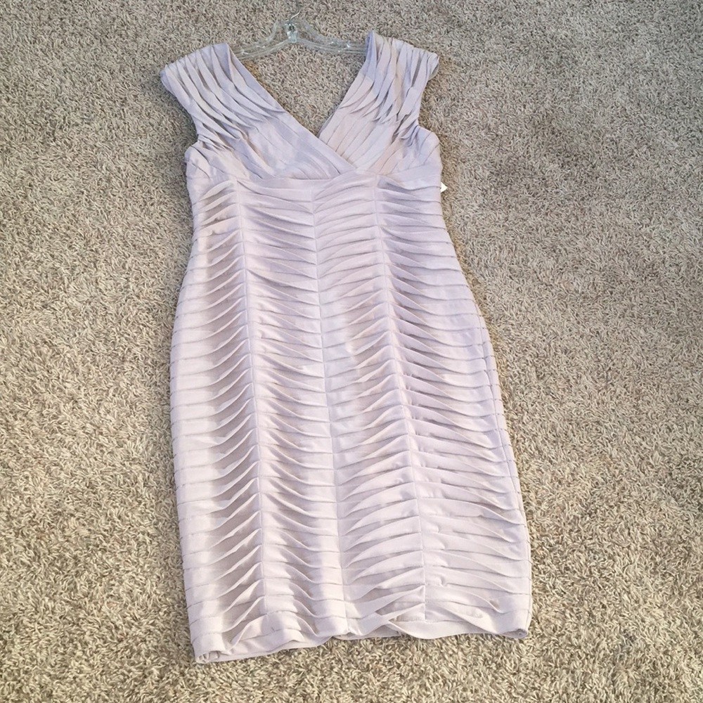 Adrianna Papell dress.
